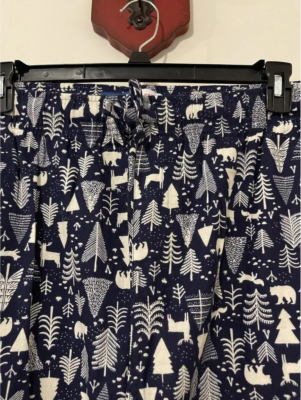 Old Navy Mens 4xl Tall Blue Nature Print Pull-On Cotton Pajama Pants NEW! A9